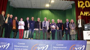 Les légendes de la gym réunies pour les 120 ans du comité 71